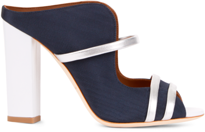 Maureen Sandal 100mm - Aw16 Blue Png Malonesouliers (480x480), Png Download