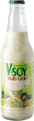 Product Details - Soya Bean Milk V Soy Multigrain (500x500), Png Download