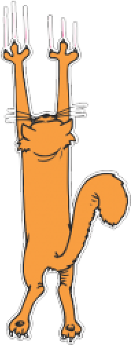 Free Download Cat Scratching Clipart Giraffe Cat Kitten - Cat Scratch Fever Clipart (500x500), Png Download