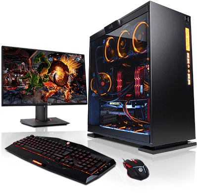 Cyberpowerpc Gamer Supreme Liquid Cool Desktop Computer (400x400), Png Download