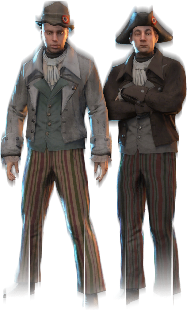 Acu Sans Cullotes - Sans Culottes Assassins Creed (637x1024), Png Download