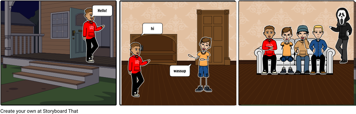 Hide And Seek Storyboard - Cartoon (1164x385), Png Download
