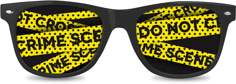 Crime Scene Do Not Cross Png Download - Ray-ban New Wayfarer Classic (800x450), Png Download