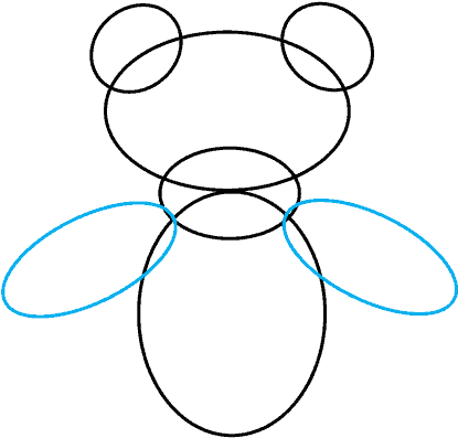 How To Draw Teddy Bear - Cartoon (678x600), Png Download