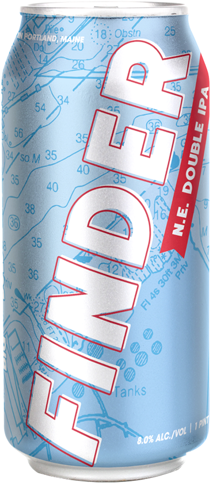 Finder Ne Double Ipa - Caffeinated Drink (885x1300), Png Download