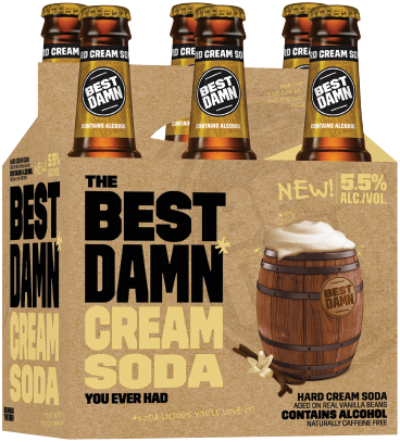 Best Damn Cream Soda - Best Damn Cream Soda Logo (368x407), Png Download