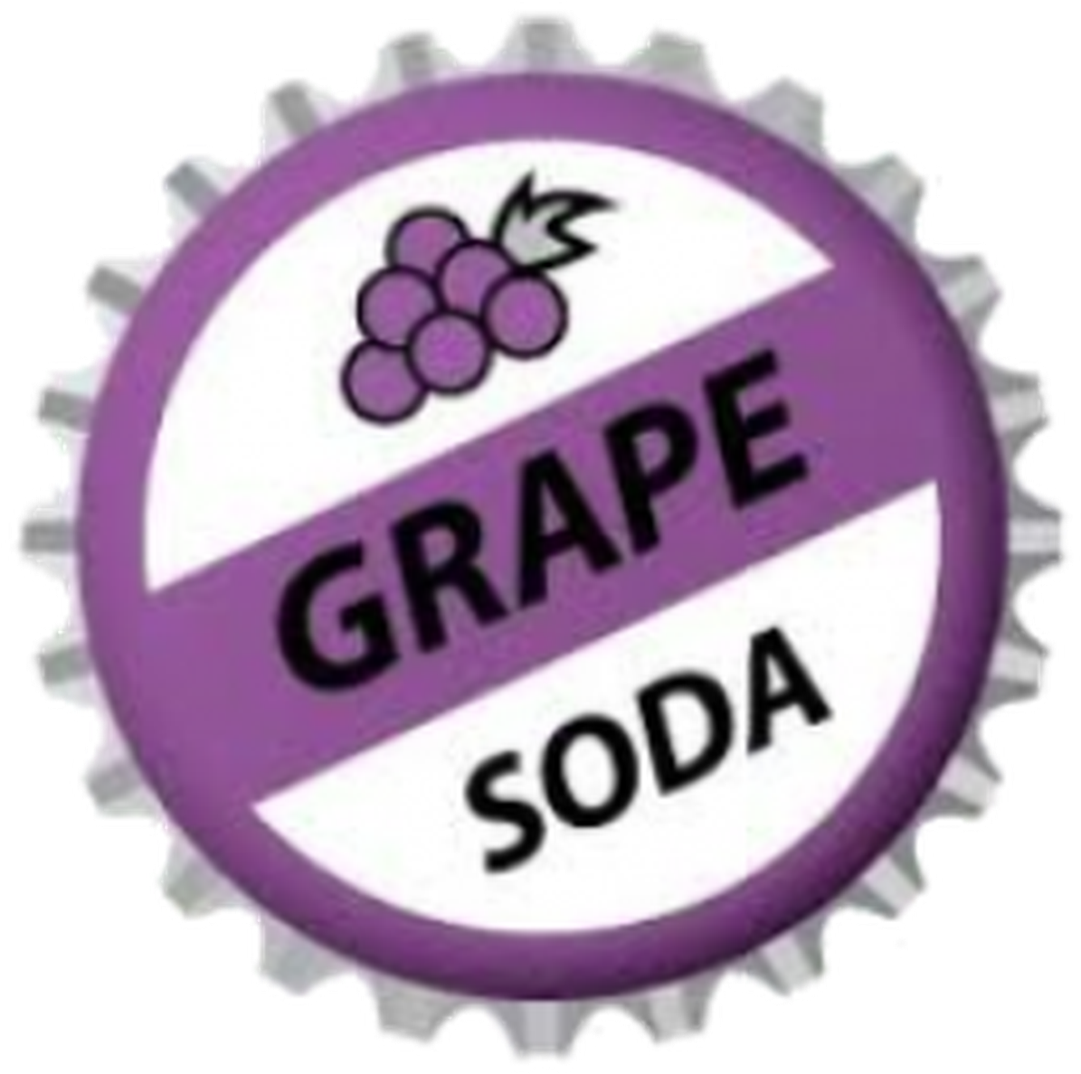 Grape Soda Bottle Cap Png Grape Soda Bottle Cap - Russell Up Grape Soda (1292x1292), Png Download
