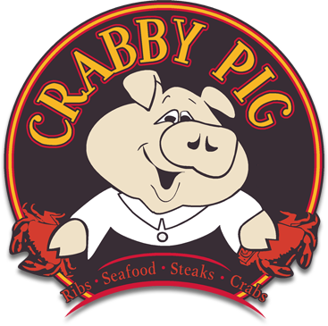 The Crabby Pig - Crabby Pig (367x365), Png Download