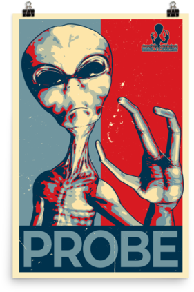 Probe Vote Poster - Black Tee Shirts By New Balance - Black Ice Tech Tee (480x480), Png Download