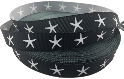 Black And White Starfish Ribbons - Belt (500x500), Png Download