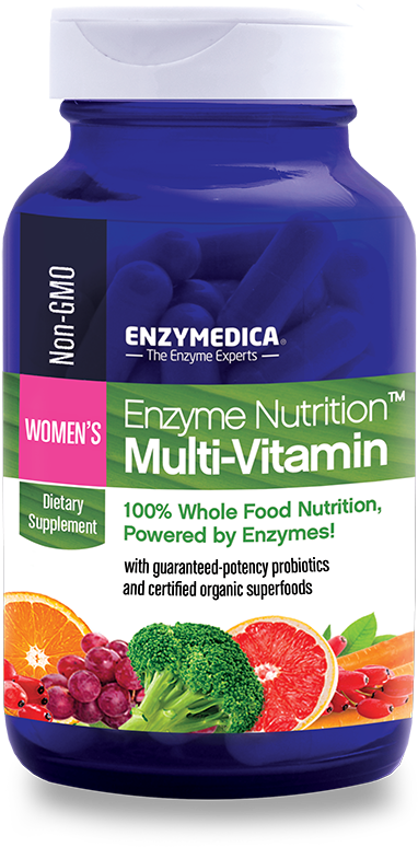 Enzyme Nutrition™ For Women - Enzymedica Womens 50+ Enzyme Nutrition Multi-vitam (540x864), Png Download
