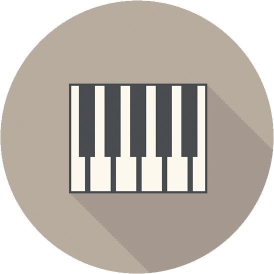 200 Kb Download - Musical Keyboard (548x548), Png Download