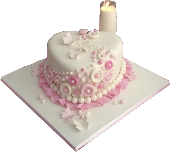 Elegant Birthday Cake In Logan - Brisbane (836x609), Png Download