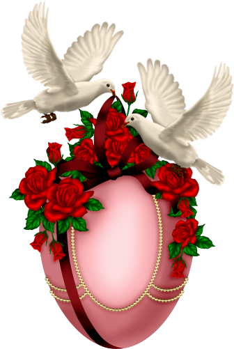 El Doves N Egg Red - Pigeons And Doves (342x508), Png Download