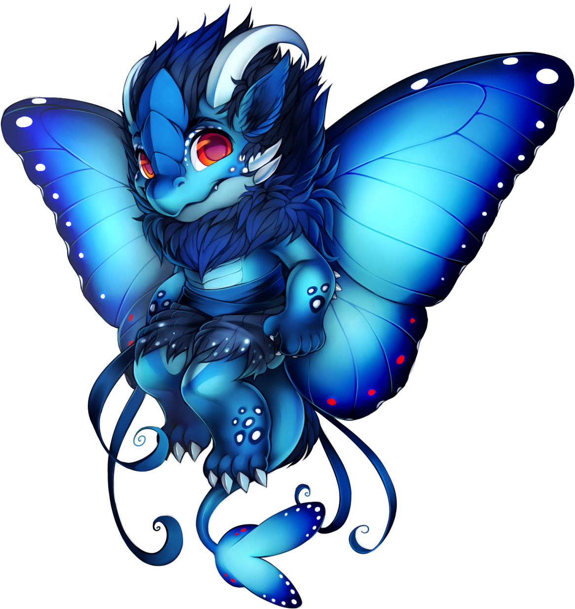 Fae Dragon - Furvilla Fairy Dragon (1280x1274), Png Download