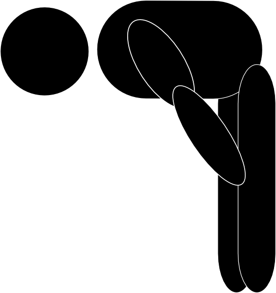 Man Bowing Praying Clip Art At Clker Com Vector Clip - Person Bowing Clipart (564x598), Png Download