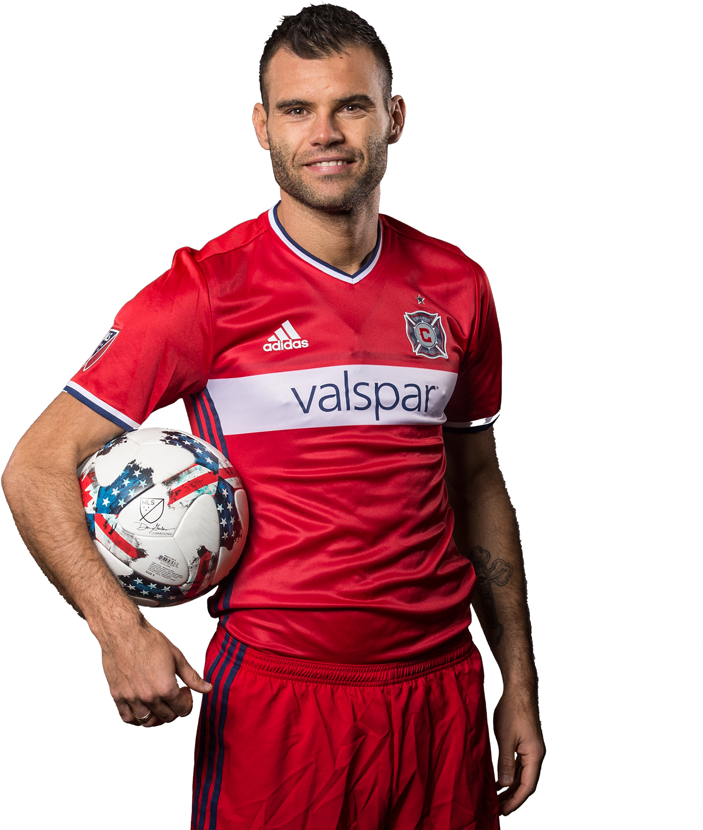 Nemanja Nikolic Signed Chicago Fire Mls Soccer 8x10 (1500x1721), Png Download
