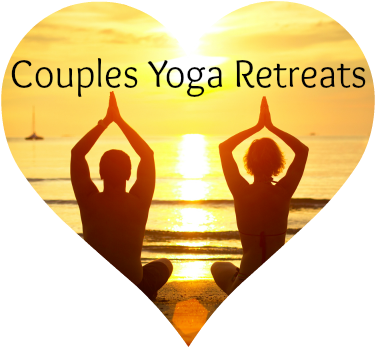 Couples Yoga Retreats - Yoga Sea Couple (400x400), Png Download