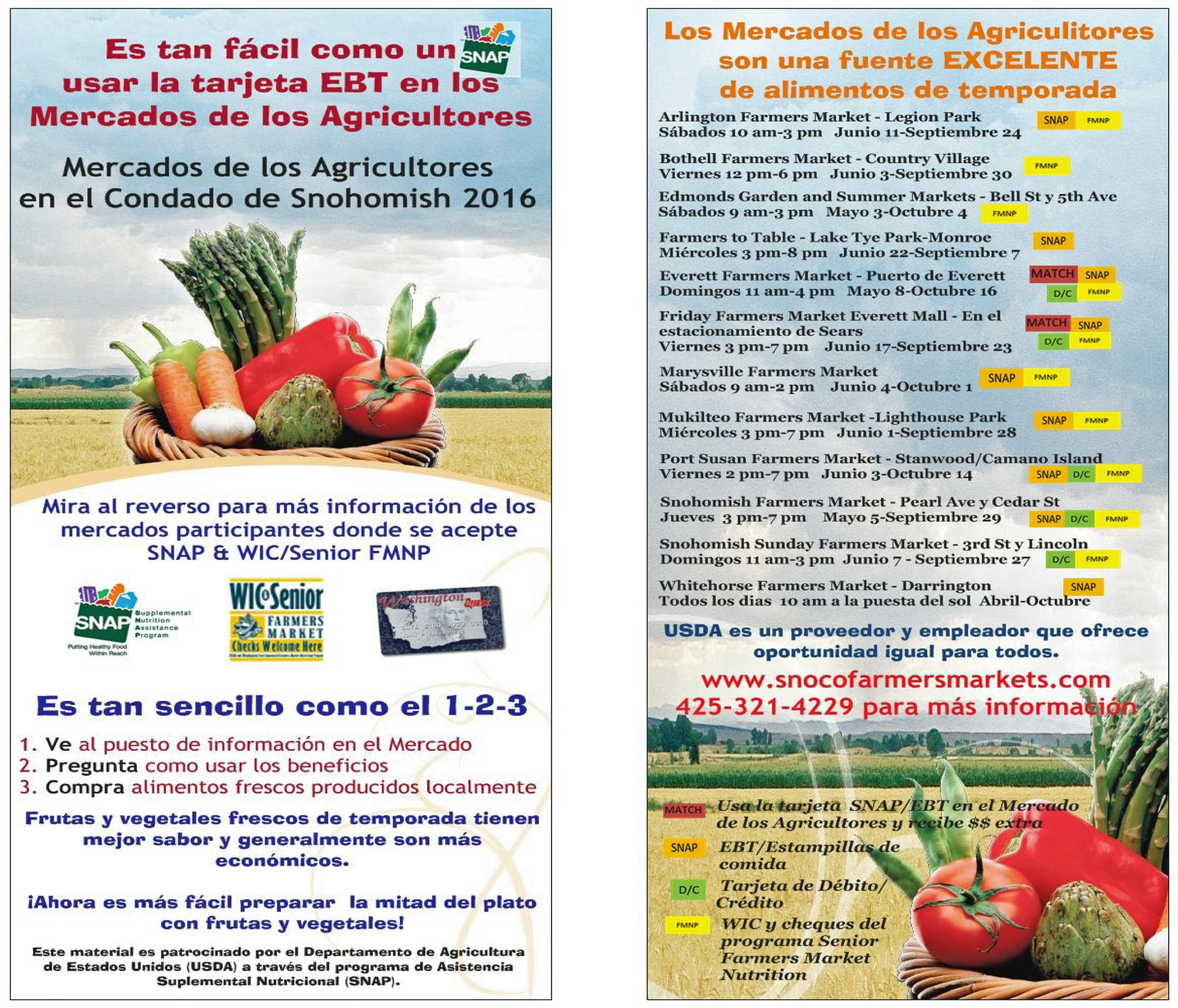 Snap Shoppers And Farmers Markets Pdf 692016 2 Sp Rv - Fruits And Vegetables (3027x2334), Png Download