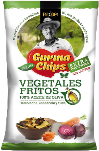 Mix De Vegetales Fritos En Aceite De Oliva, Sin Gluten - Olive Oil (600x600), Png Download