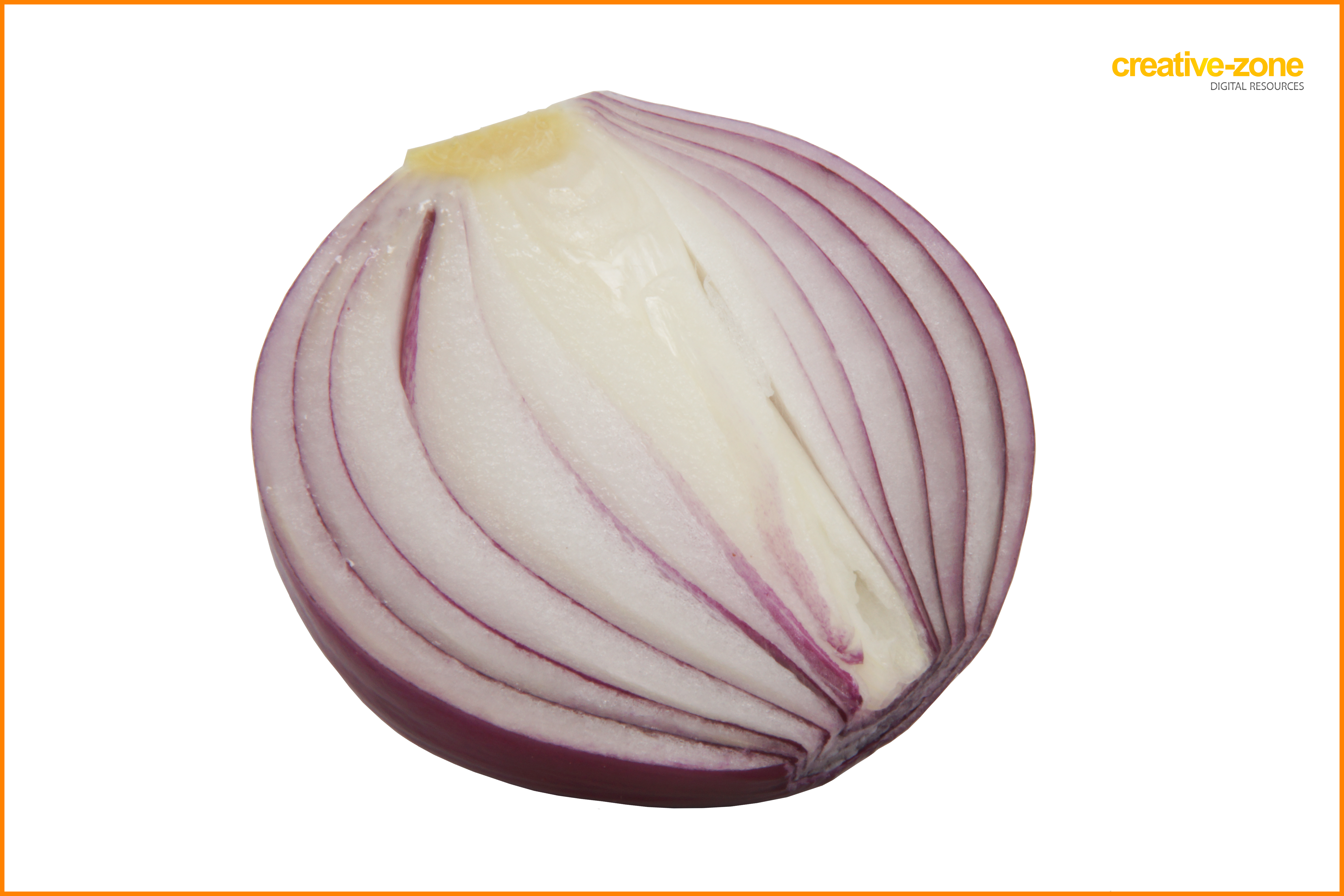 Red Onion Sliced Transparent - Red Onion (6030x4020), Png Download