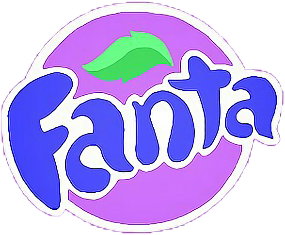 Purple Fanta Grapes Juice Freetoedit - Fanta Logo Png (588x484), Png Download