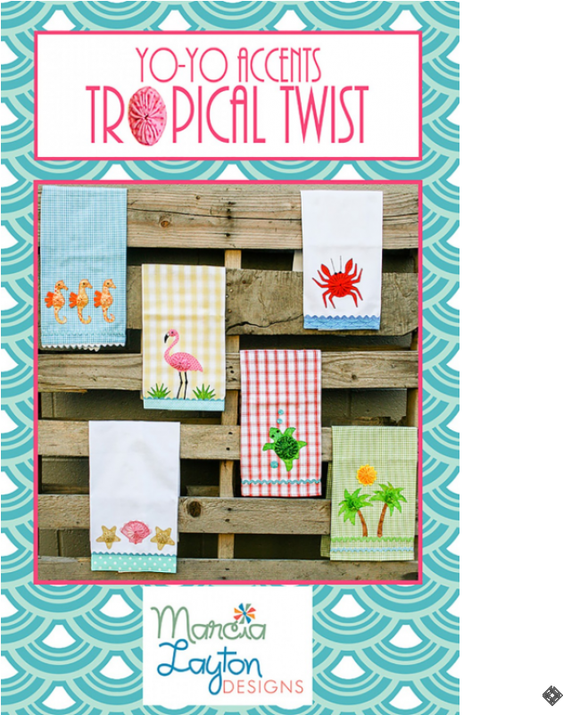 Yo-yo Accents Tropical Twist - Yo-yo Accents Tropical Twist By Marcia Layton | Marcia (800x800), Png Download