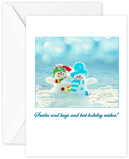 Smiles And Hugs - Greeting Card (590x590), Png Download