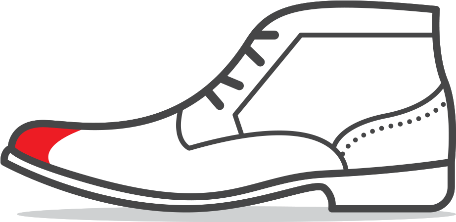 Shoe Toe Piece Repair - Basketball Shoe (1000x1000), Png Download