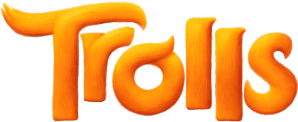 Trolls - Dreamworks Trolls Logo (600x257), Png Download