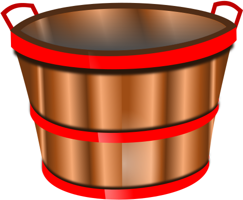 Small - Free Clipart Empty Basket Transparent (600x492), Png Download