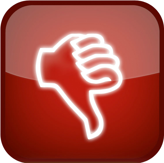 Thumbs Down - Ibanez Edge D Tuna (650x650), Png Download