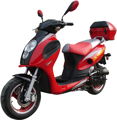 Moped Png - 2014 Taotao Thunder50 Scooter (465x413), Png Download