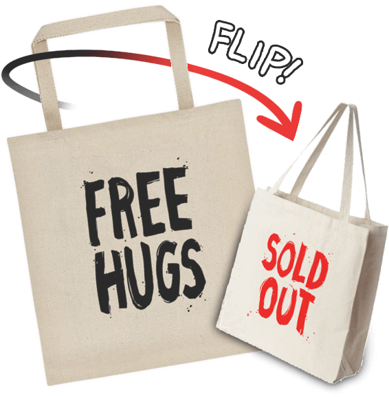 Free Hugs Tote Bag - Littlegoldpixel Nevertheless She Persisted Tote Bag, (600x600), Png Download