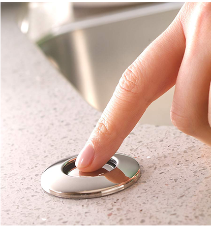 Convenience Meets Style With The Sinktop Switch™ - Insinkerator Sts-so Single Outlet Sinktop Switch (414x552), Png Download