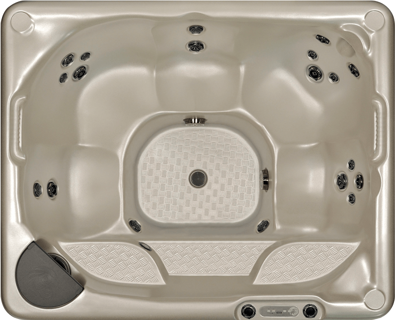 340 - Top View - Beachcomber Hot Tubs (840x686), Png Download