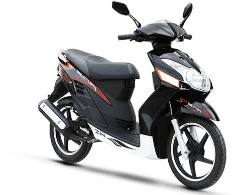 Miro 50cc Moped - Scooter (600x400), Png Download