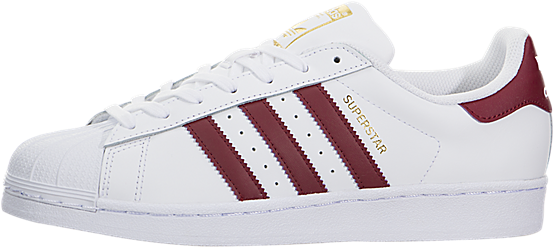Adidas Superstar Foundation - Adidas Superstar Burgundy Stripe (650x650), Png Download
