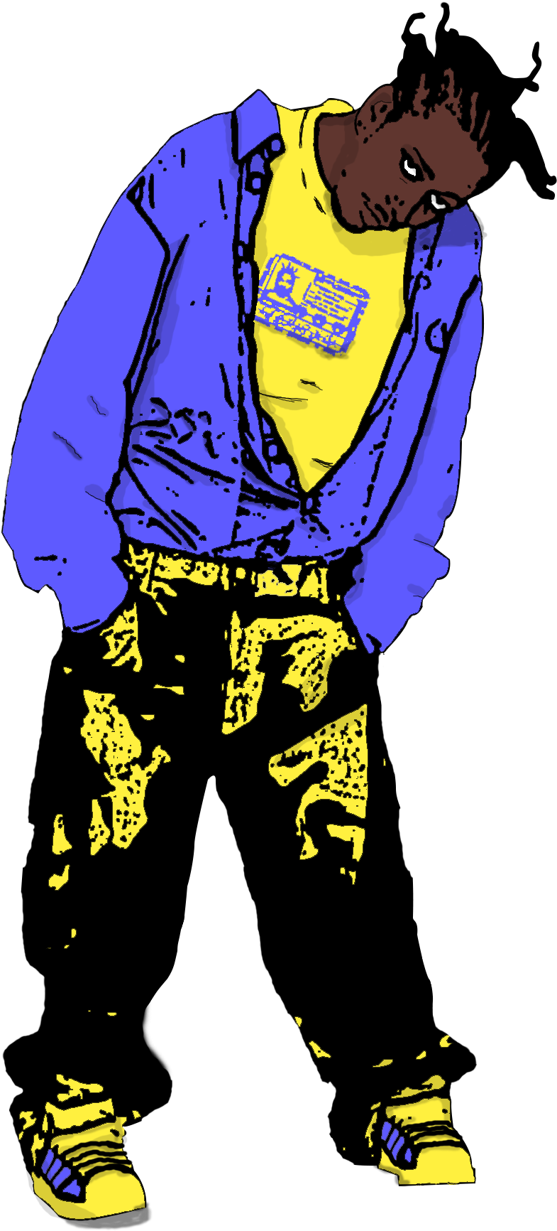 Wu-tang, Ol' Dirty Bastard, Brooklyn Zoo, What What - Ol' Dirty Bastard (1351x1990), Png Download