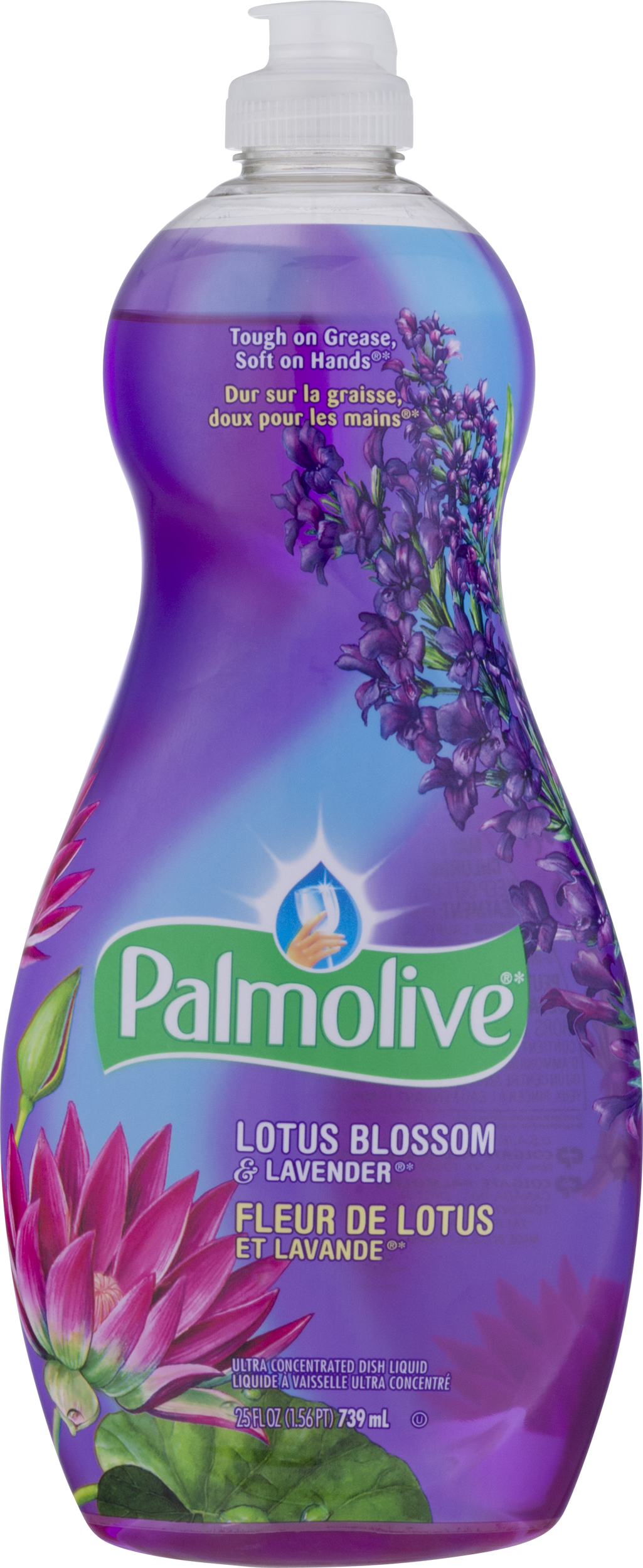 Palmolive Ultra Dish Liquid, Lotus Blossom & Lavender - Palmolive Ultra Concentrated Dish Liquid, Lotus Blossom (1025x2500), Png Download
