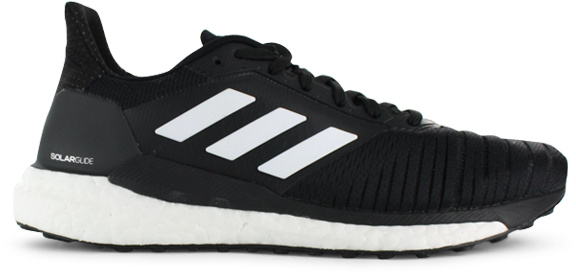Adidas Solar Glide Womens White Core Black - Adidas Solar Glide Women's (685x478), Png Download