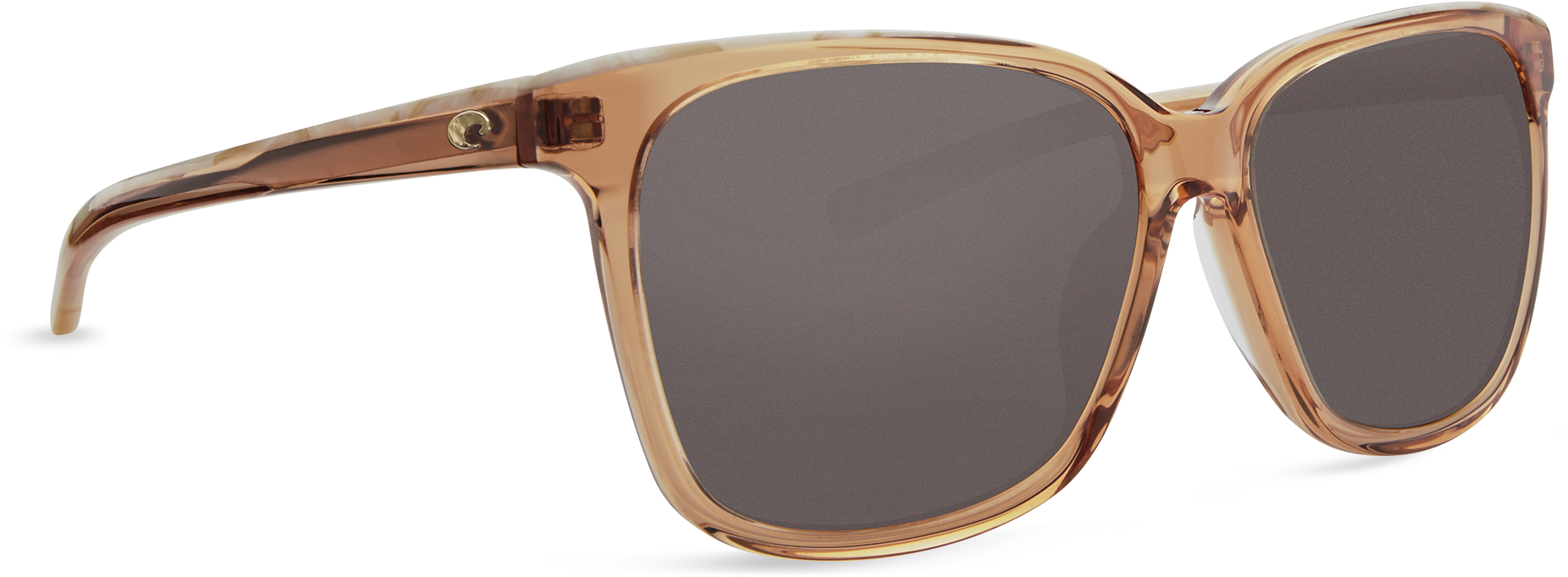 Costa Del Mar May Sunglasses In Shiny Coral Crystal/shell, - Costa Del Mar (2000x1000), Png Download