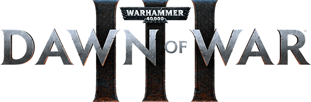 Dawn Of War Logo Png Clipart - Warhammer 40k Dawn Of War 3 Logo (608x200), Png Download