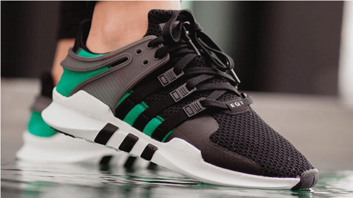 adidas eqt support adv black sub green