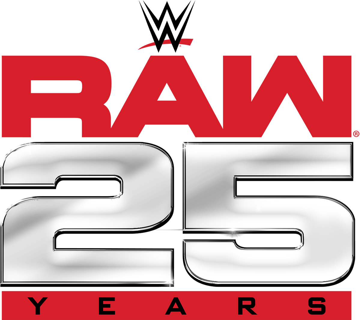 Download Special Logos Wwe Raw 25 Logo Png Image With No