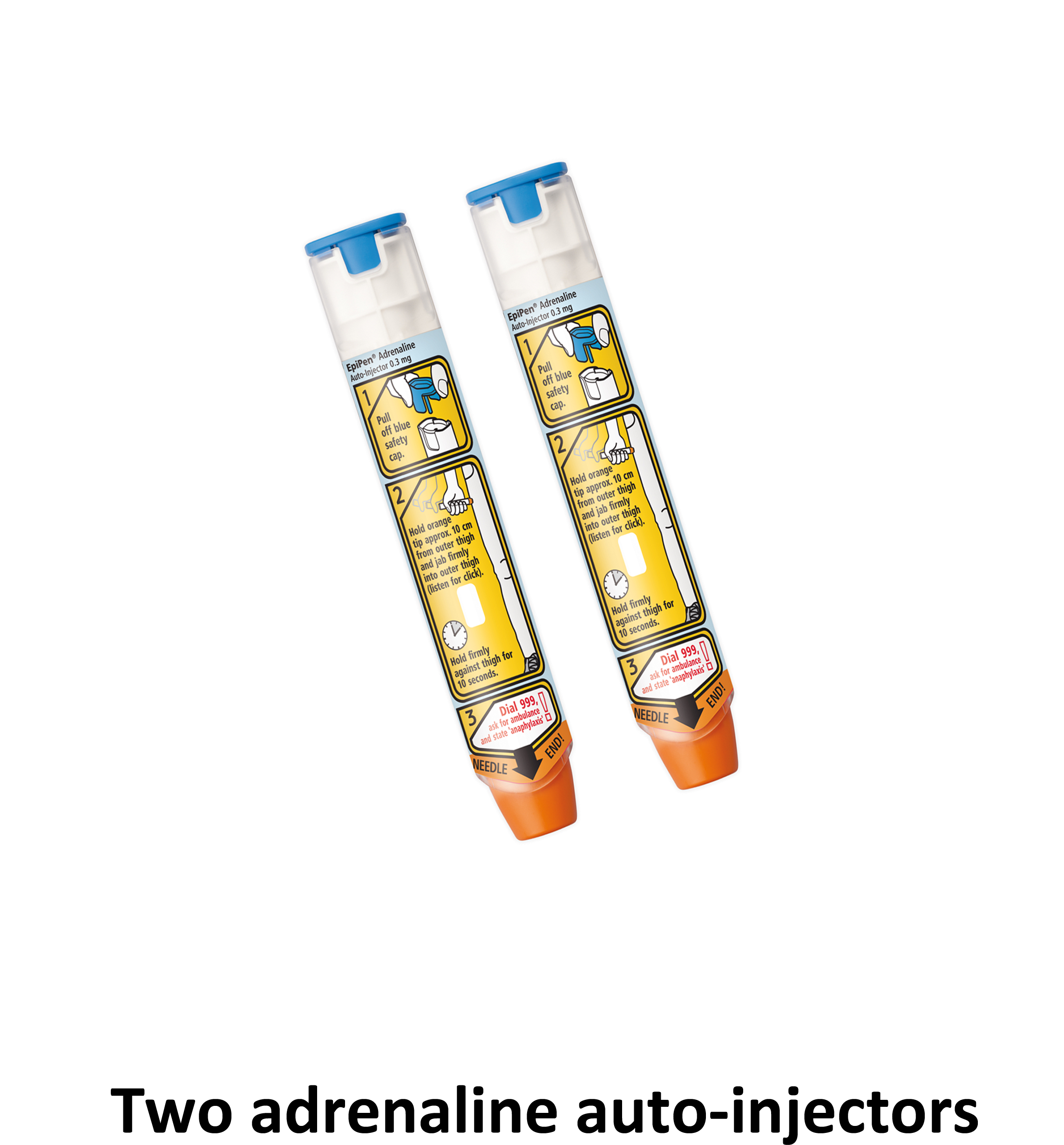 Two Adrenaline Pens Button - Cable Detection Ltd. (2316x2598), Png Download