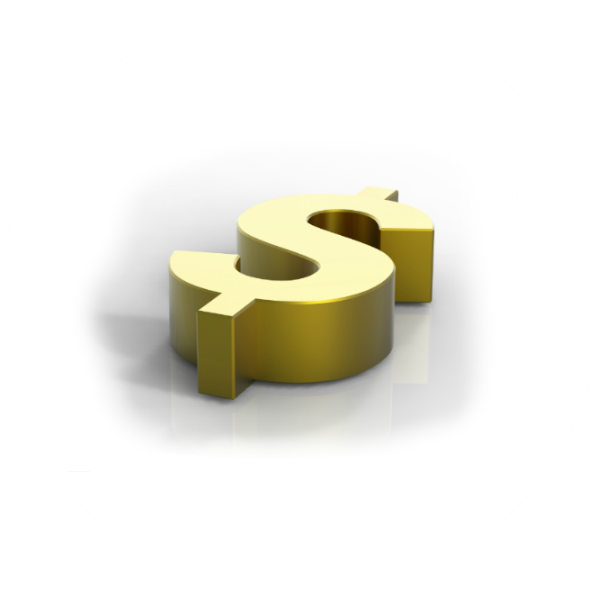 Cheap Epipen Cases - Dollar Sign (626x600), Png Download