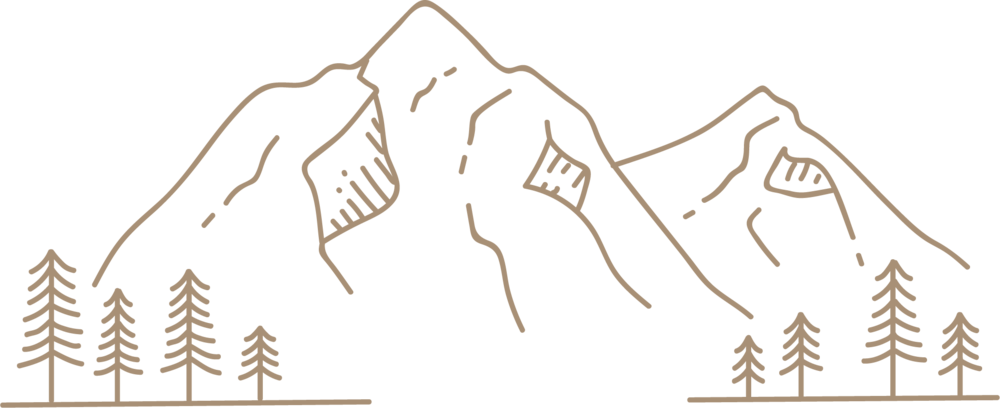 Brown-mountain - Brown Mountain (1000x408), Png Download