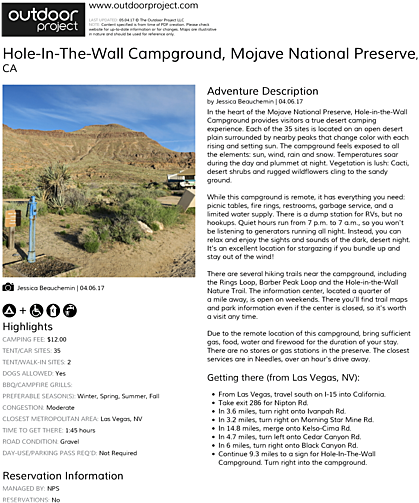 Hole In The Wall Campground Field Guide - Canyon Creek Lakes Trail Map (464x600), Png Download