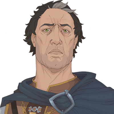 Krieger A Native Of Albus, He Knows Everyone In This - Ash Of Gods Characters (400x400), Png Download